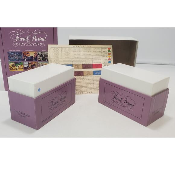 TRIVIAL PURSUIT 1989 THE VINTAGE YEARS 1920's -1950's No. 6016, Expansion Set - Picture 2 of 6